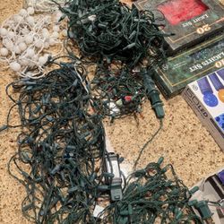 Huge Christmas Lights Bundle – Indoor/Outdoor – LED & Vintage Sets – Working Condition
