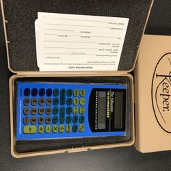 TI Math Explorers Overhead Calculator