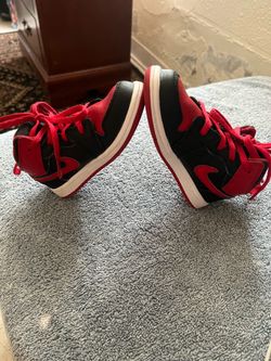 Red & Black Nike Shoes!!