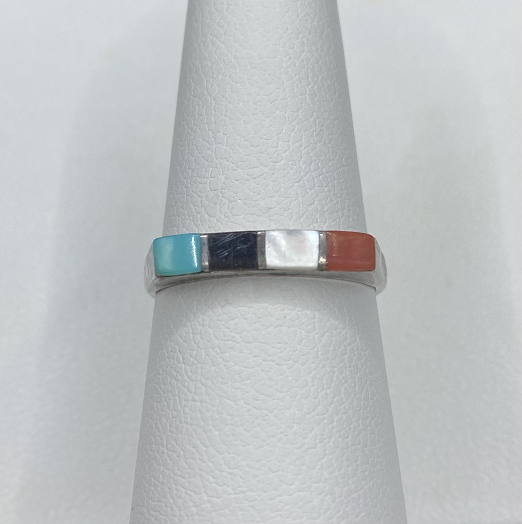 Vintage 925 Multi Stone Ring 
