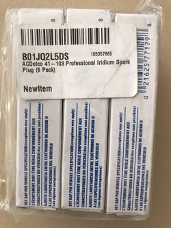 Iridium spark plugs