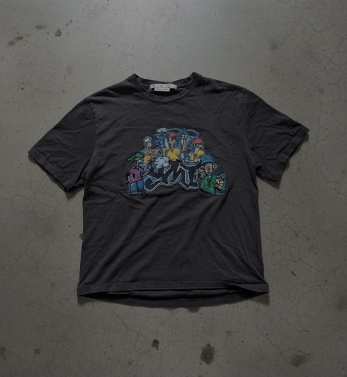 off white grapfiti graphic tee 
