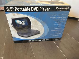 Kawasaki 6.5” portable dvd player