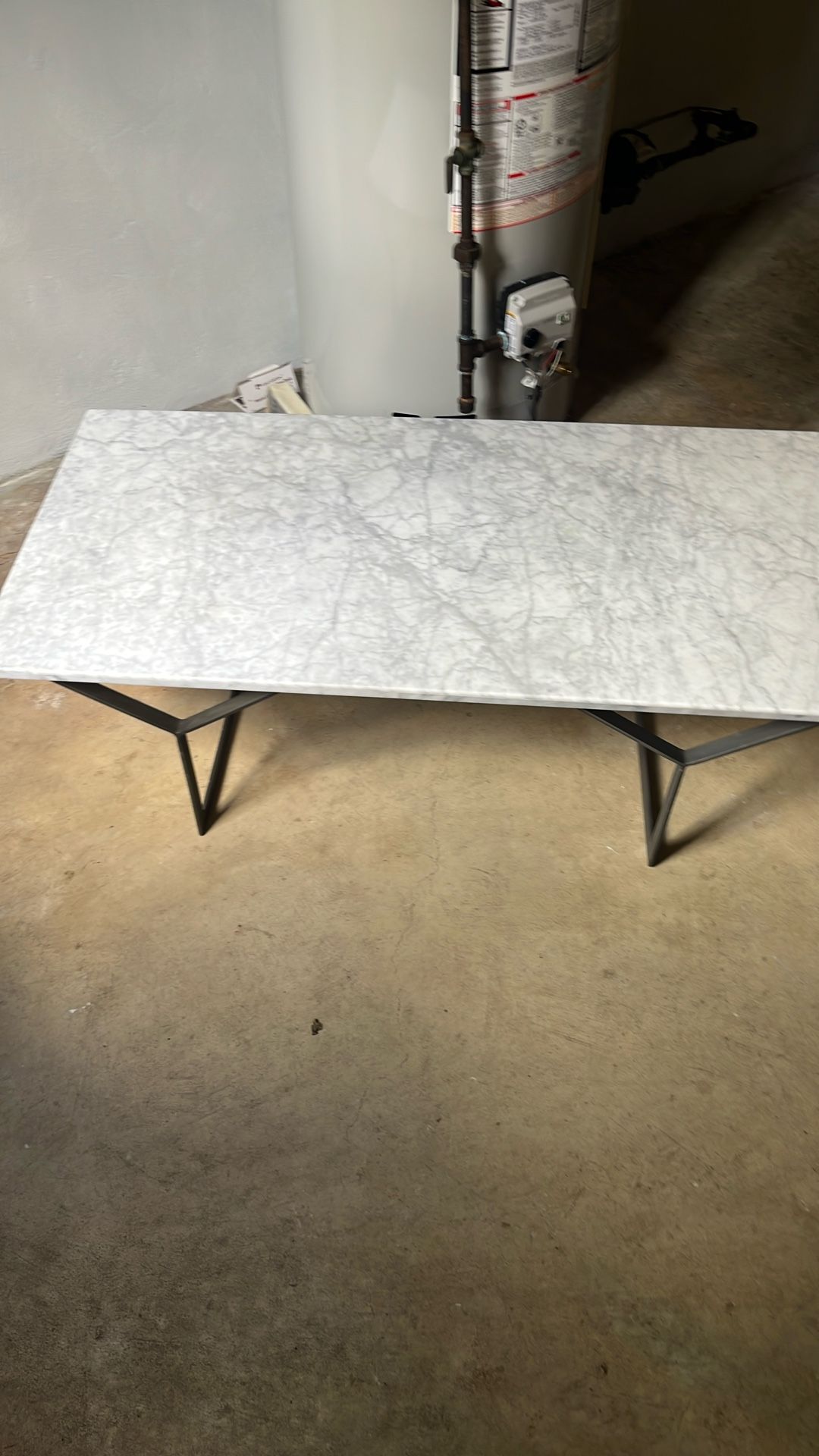 West Elm Marble Table 