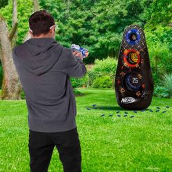 Inflatable Target, 4’ Tall Practice Device – 3 Score Zones, Water Filled Base