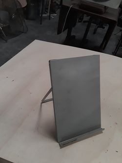 Metal document holder for reading document while working on the computer