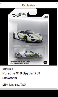 Series 6 Show Case Nft With Redeemable Token “918 Spyder”