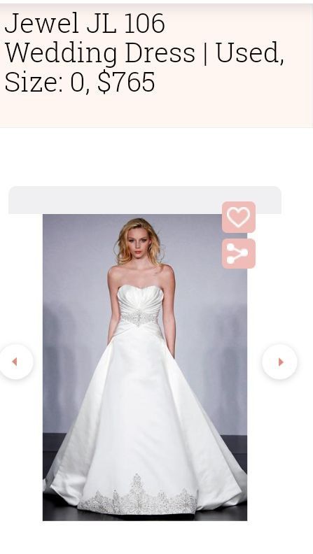 Beautiful Beaded  Wedding Dress Size 0 White