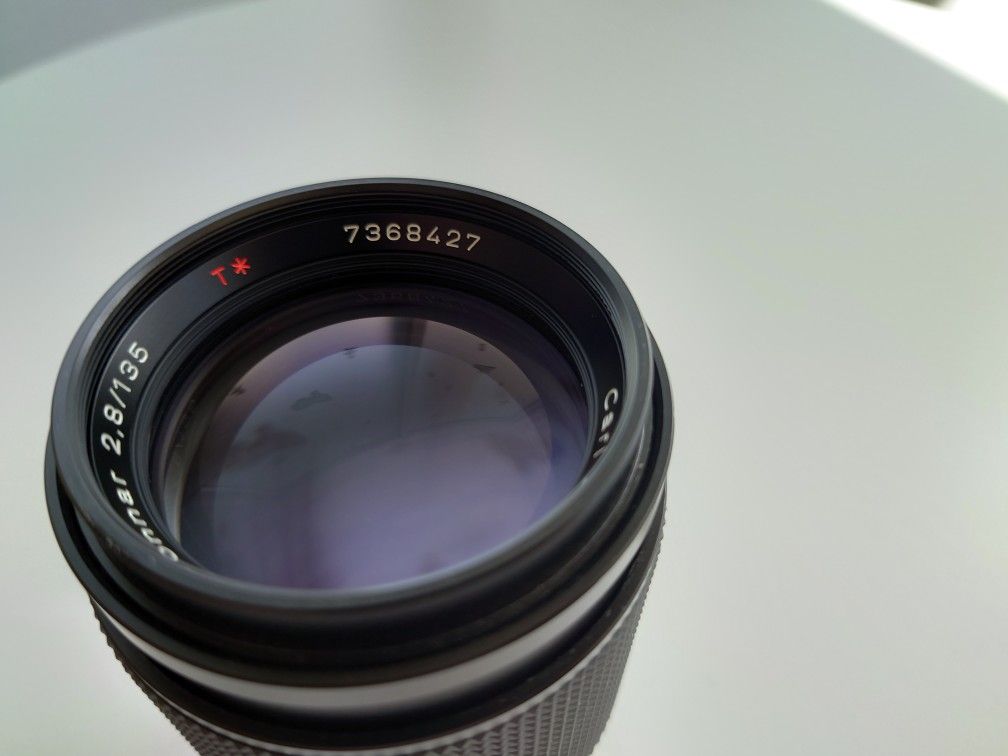 Contax RX Film Camera Body And Lens