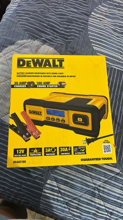 Dewalt battery charger/maintainer with engine start