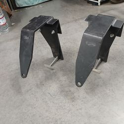 Heavy duty camper stake pocket tie downs