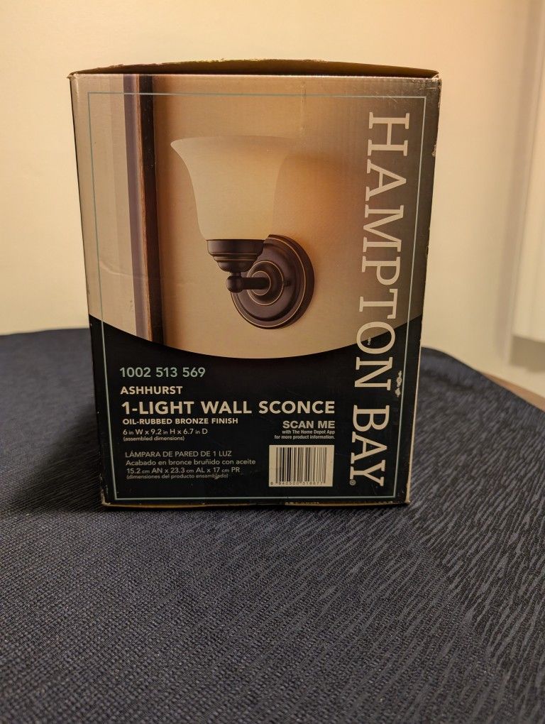 Hampton Bay Indoor Wall Sconce