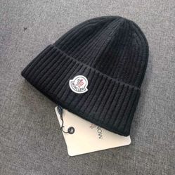 New With Tags Unisex Moncler Beenie Black All Sizes Same