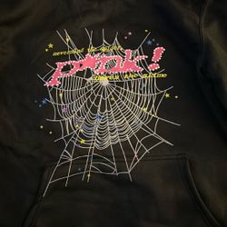 Never mind The  Spider Pink Hoodie