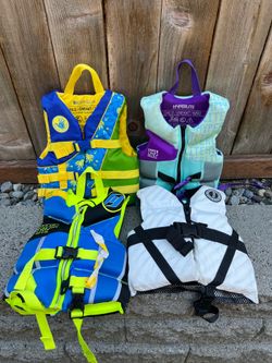 Life Jackets  $20 for  each