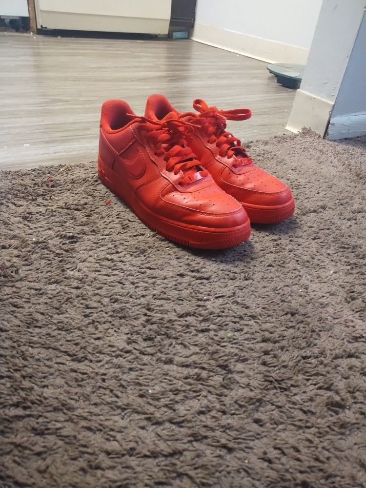 All Red AF1