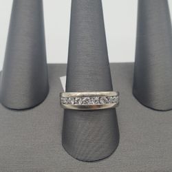 14kt White Gold Diamond Ring/ Band
