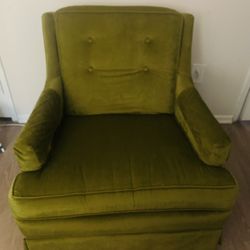 Mid Century  Olive Chair 