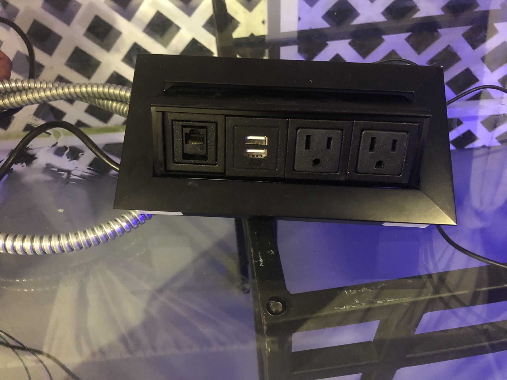Conference table connection