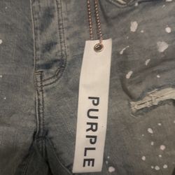 Purple jeans 