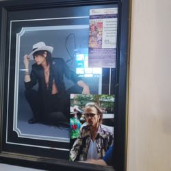 Autographed Steven Tyler Picture 