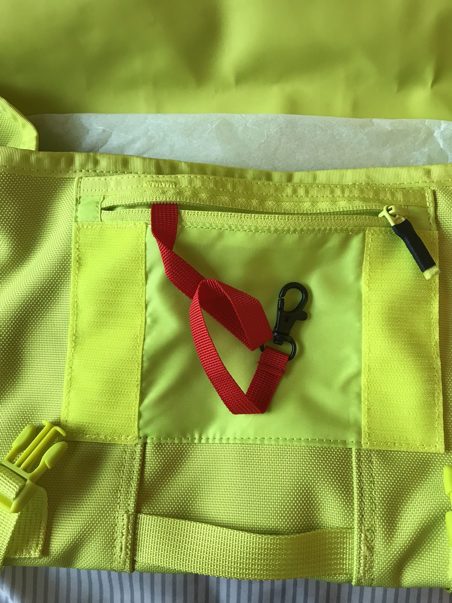 Timbuk2 Micro Classic Messenger Bag Yellow Sulphur Canvas Size XS