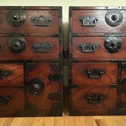 Japanese Style Meiji Replica Cabinets