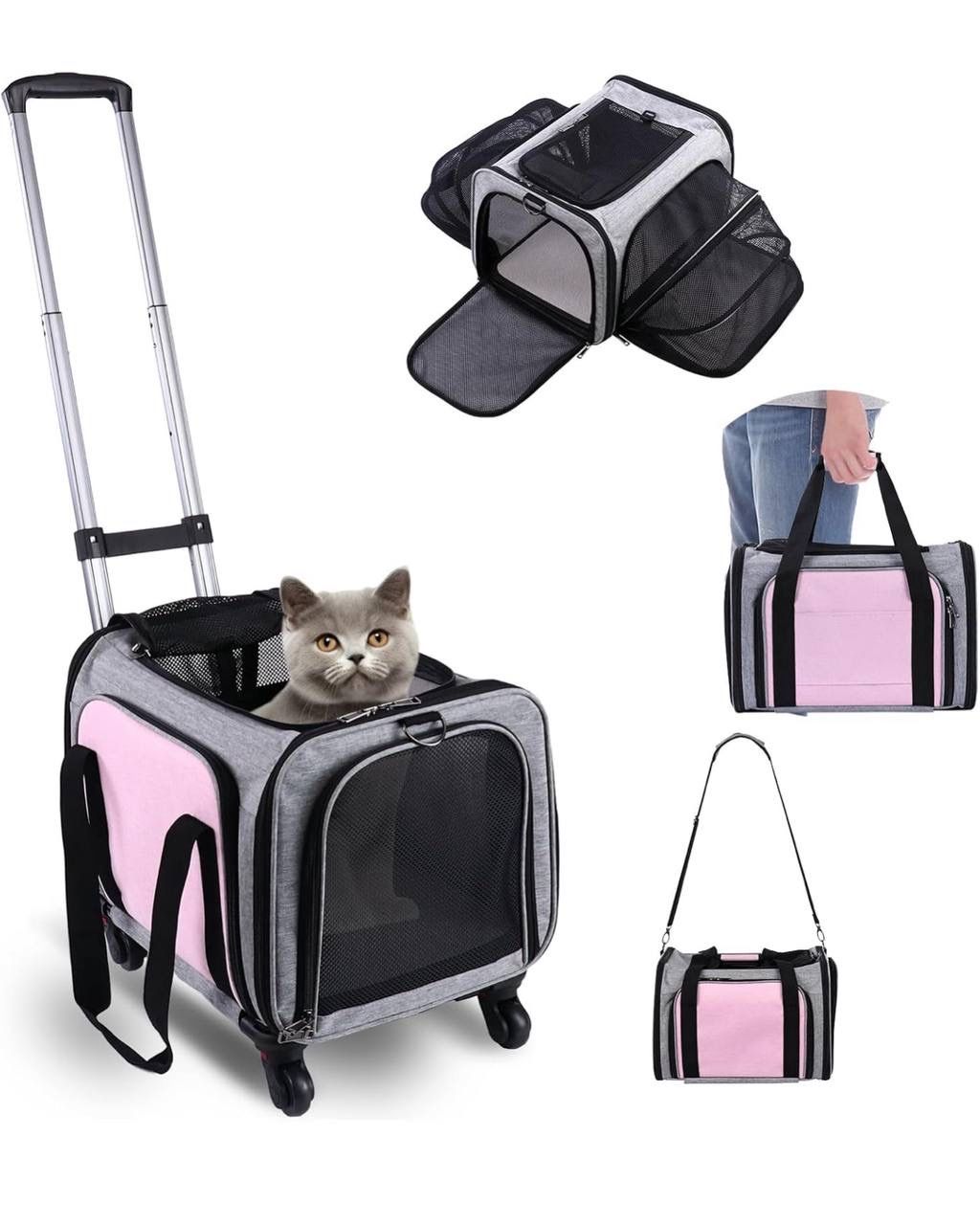 Pet Carrier Airline Approved on Wheels