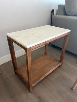 Marble side table