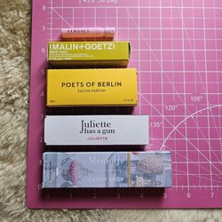 3 Unisex/1 Feminine Parfum Lot + Freebie Tester