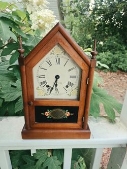 1920s Seth Thomas Mahogany Cathedral Style Mantel Clock READ