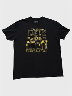 Los Angeles Lakers 2020 NBA World Champions T-shirt Bleacher Report Size XXL