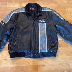 Snowmobile Leather Jacket (great Condition )