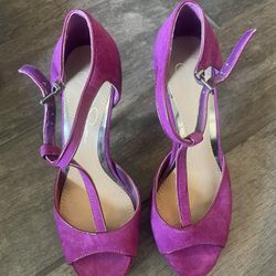 Jessica Simpson Fuchsia Pink Heels Shoes - Size 6.5