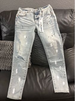 Purple jeans