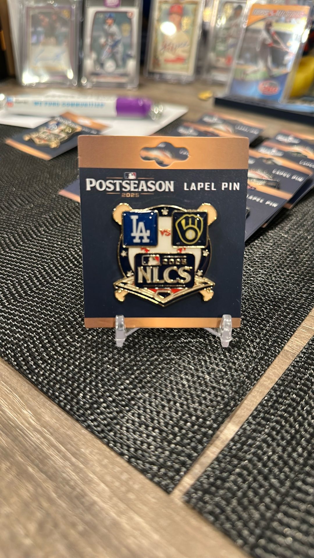 2025 NLCS Dodgers vs. Brewers Dueling Pin