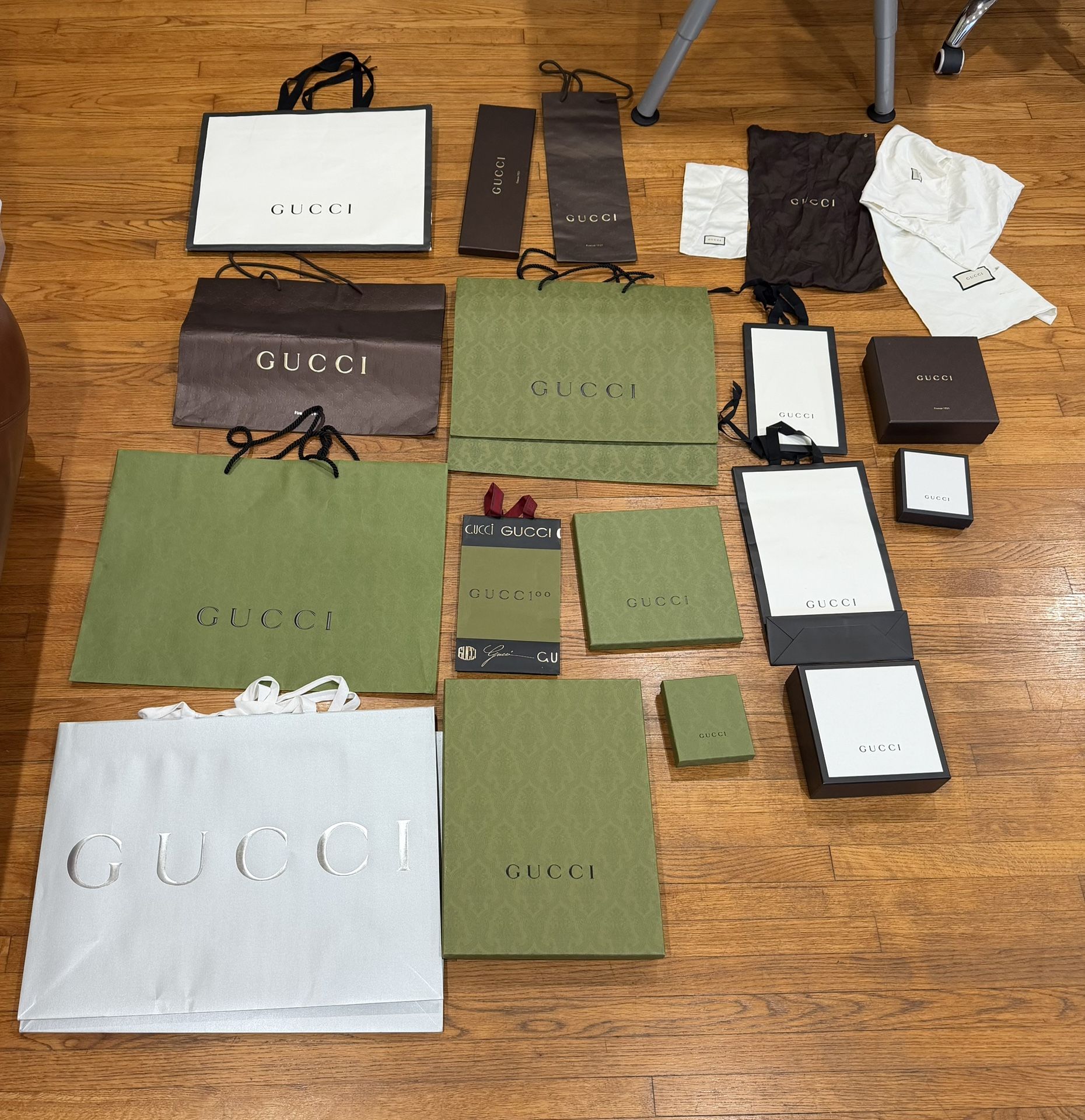 Gucci Bags And Boxes
