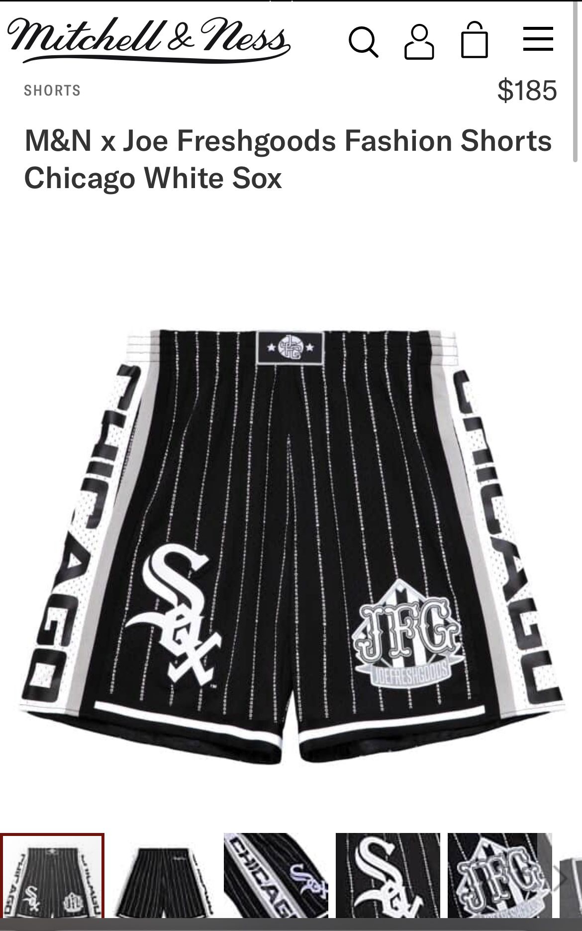 Mitchell & Ness M&N x Joe Freshgoods Fashion Shorts Chicago White Sox