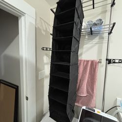 ClosetMaid 20502 10-Shelf Fabric Hanging Closet Organizer