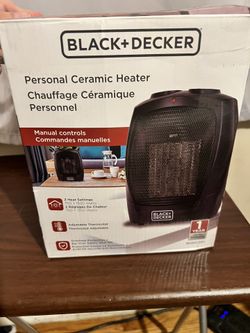 Black Decker Ceramic Heater 1500 Watts
