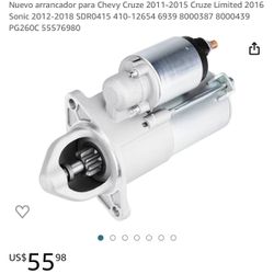 Starter Chevy Cruze 2011-2015 