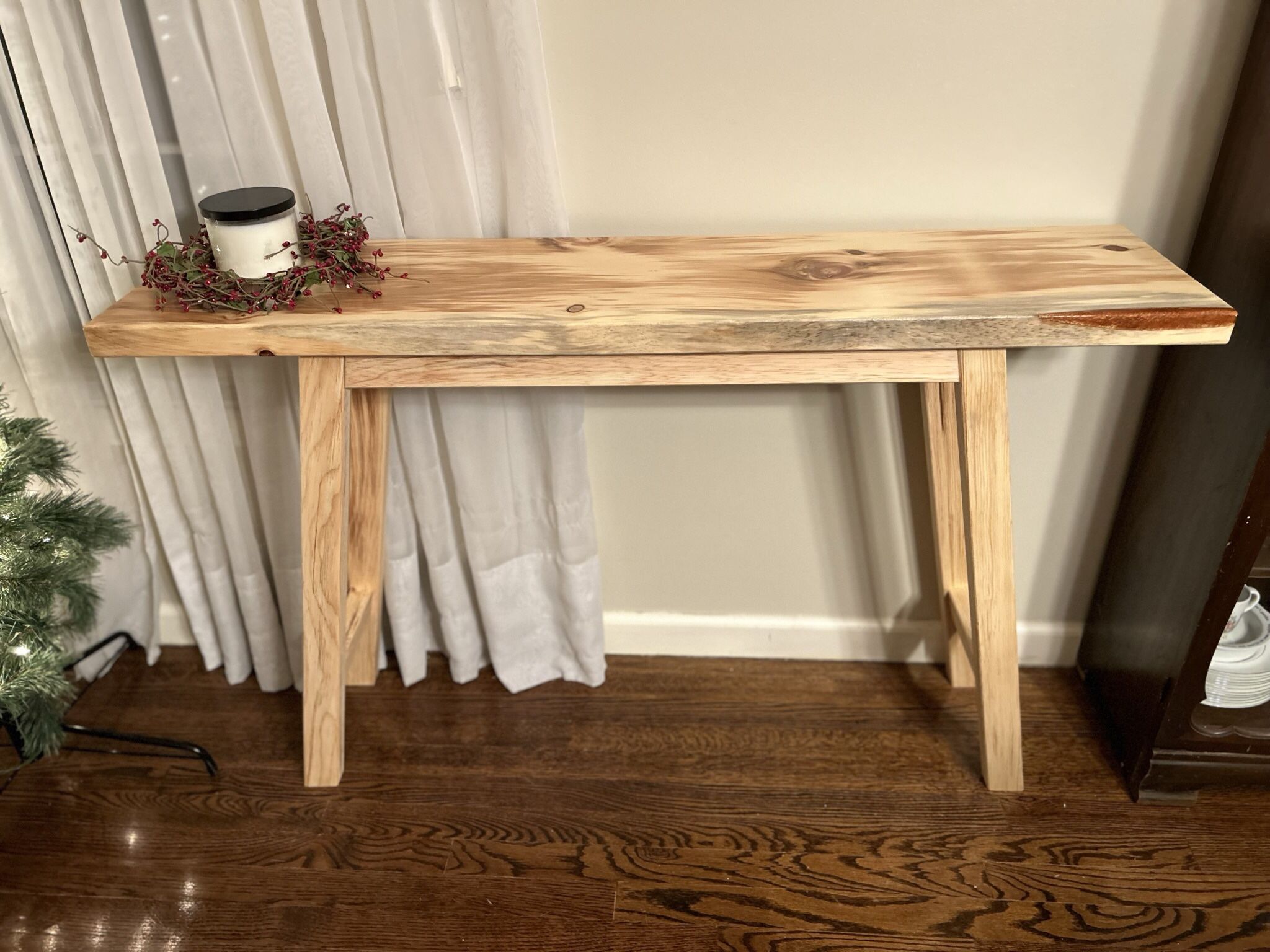 Handmade Pine Console Table