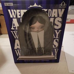 Wednesday Labubu Skull Panda