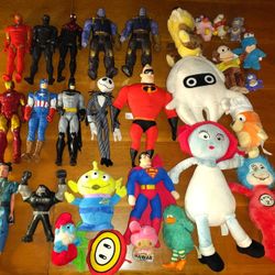 Random plushies dolls toys bundle