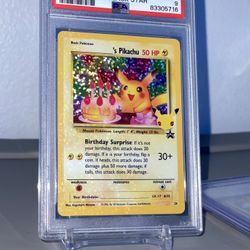 Birthday Pikachu #24 Mint 9