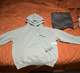 Essentials Fear of God Men's Pullover Hoodie XS Dark Oatmeal Fleece Logo