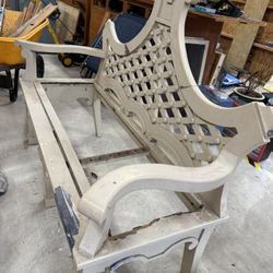 Wooden Bench Repair Project
