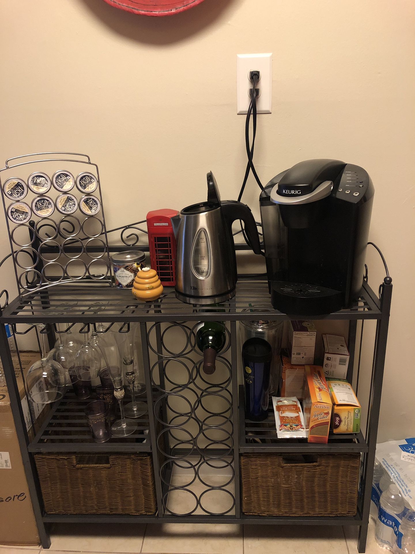 Coffee bar/Wine Rack