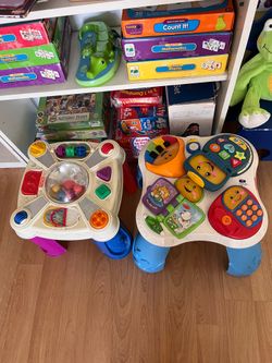 Laugh and learn activity table