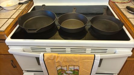 Frying iron pans